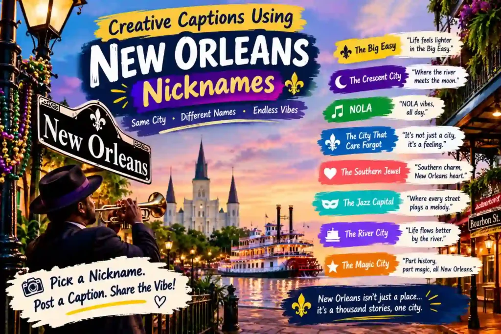 Creative Captions Using New Orleans Nicknames