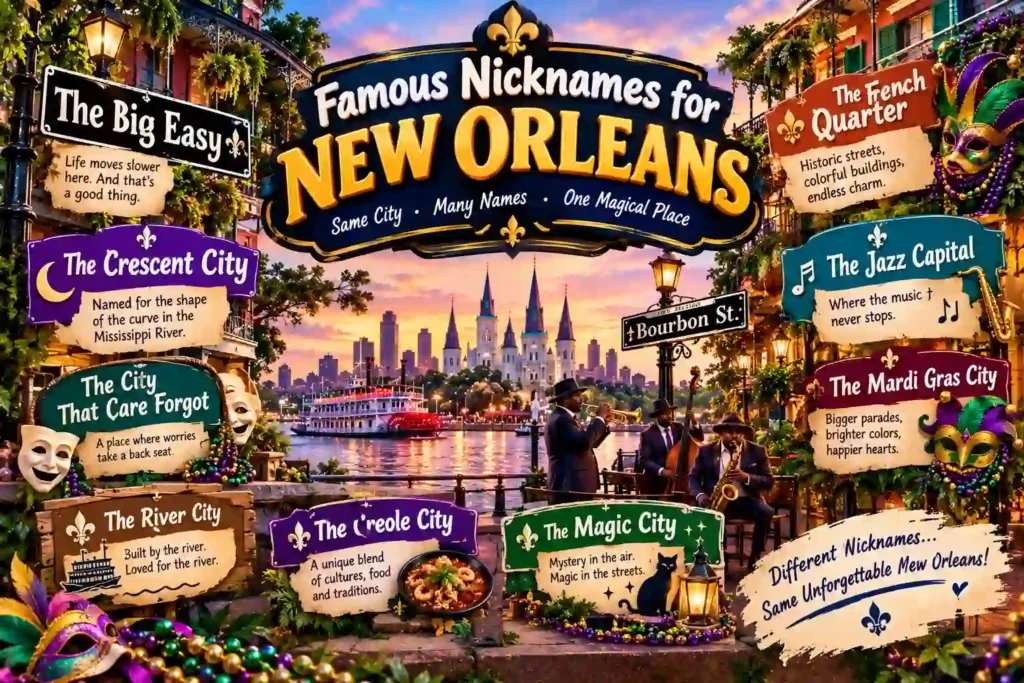 Famous Nick Names for New Orleans