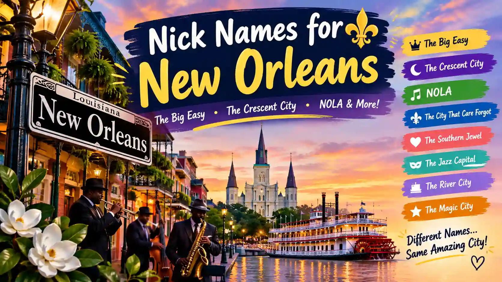 Nick Names for New Orleans