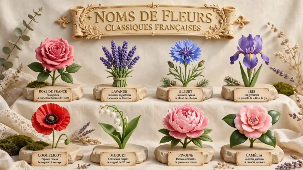 Classic French Flower Names