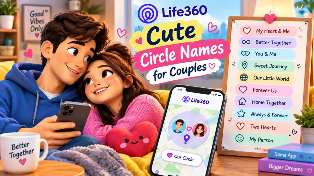 Cute Life360 Circle Names for Couples