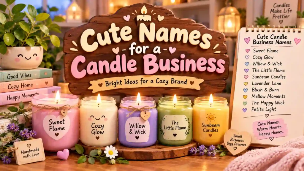 Cute Names for a Candle Business