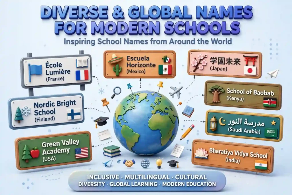 Diverse and Global Names for Modern Schools