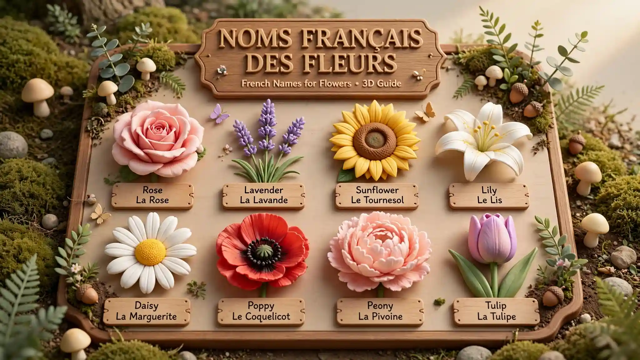 French Names for Flowers