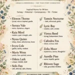 Girl Names for a Story