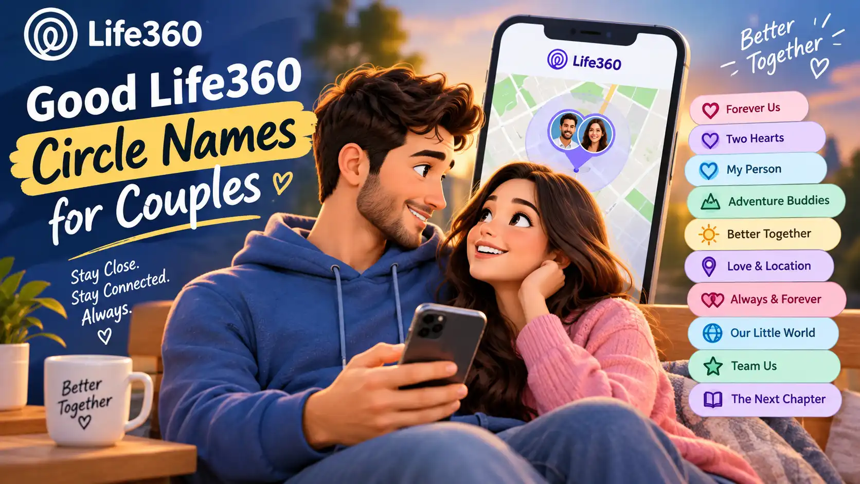 Good Life360 Circle Names for Couples