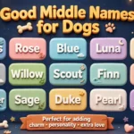 Good Middle Names for Dogs