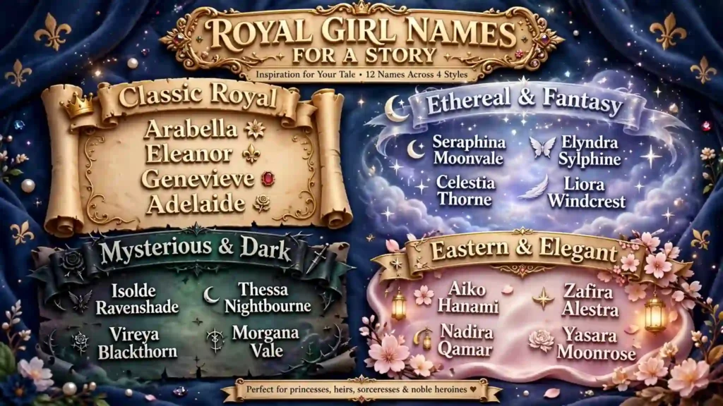 Royal Girl Names for a Story