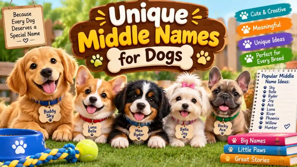 Unique Middle Names for Dogs